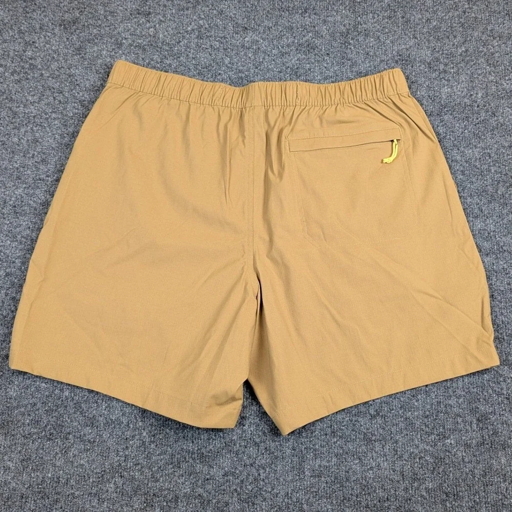 The North Face Mens Class V Belted Shorts Tan Utility Cargo Ripstop Large NWT